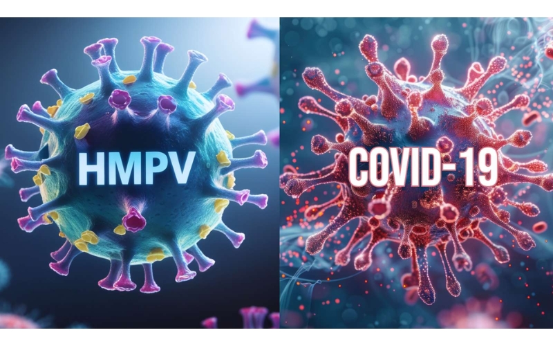 Cách phân biệt virus HMPV với virus Covid-19