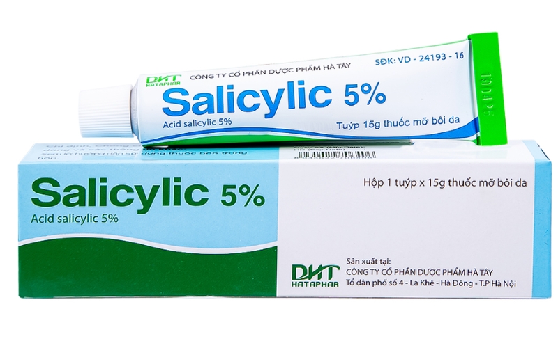 Sử dụng các sản phẩm chứa Acid Salicylic